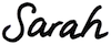 Sarah signature